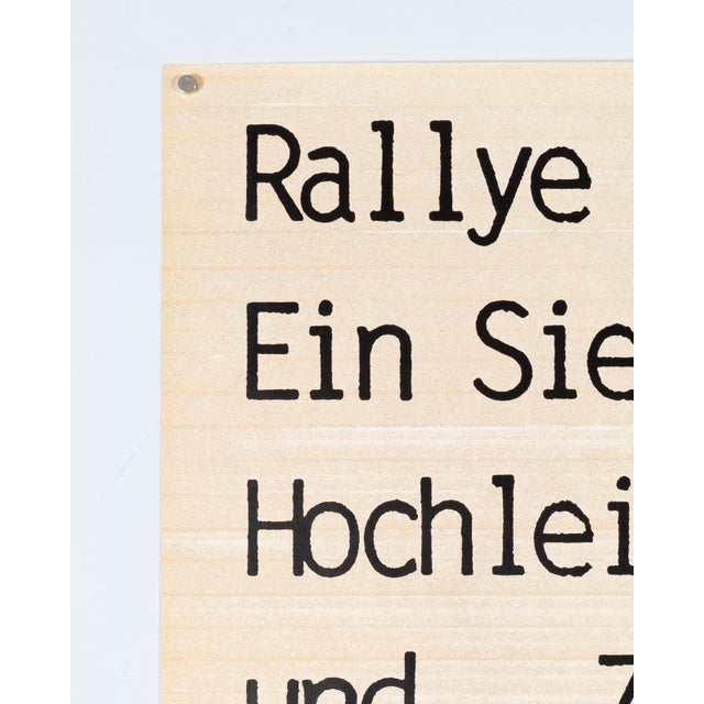 Original Porsche Poster by Gruppe C For Sale - Image 6 of 10