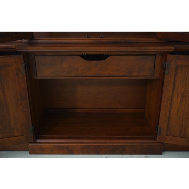 Wood Lexington Bob Timberlake Cherry Four-Door Bookcase Breakfront For Sale - Image 7 of 18