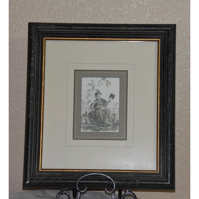 Figurative Vintage Mid-Century Soicher Marin for Williams-Sonoma Inc Fine Art Framed Print For Sale - Image 3 of 9