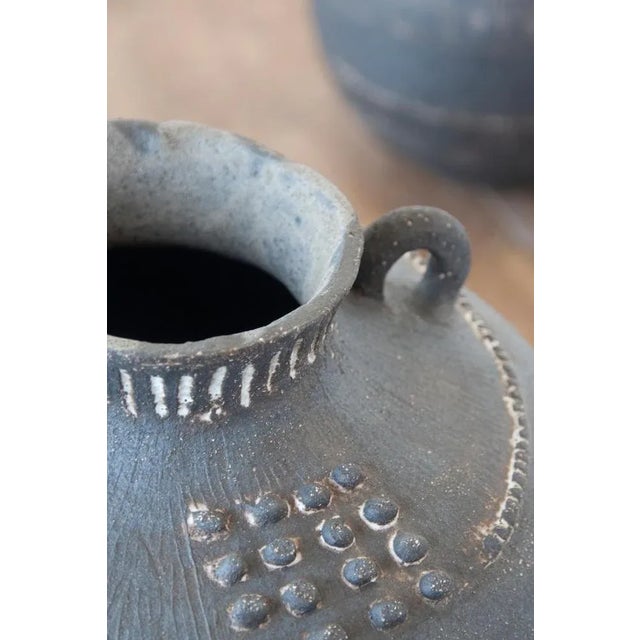 Ceramic Button Vase by Eguzkiñe Egaña For Sale - Image 7 of 12