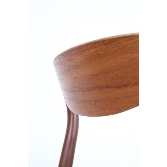 Brown Danish Teak Chair by Ærthøj Jensen & Mølholm, 1960s For Sale - Image 8 of 18
