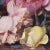 Gallian, Still Life with Pink and White Roses, 1887, Oil on Canvas, Framed For Sale - Image 8 of 11