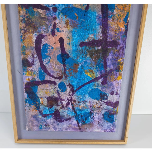 1990's William Melton Halsey Contemporary Modern Southern Abstract Painting For Sale In New York - Image 6 of 12