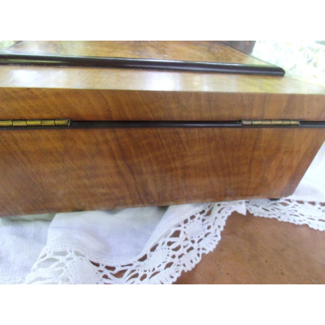 Vintage Biedermeier Sewing Box For Sale - Image 3 of 14