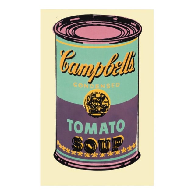 Andy Warhol, Campbell's Soup Can (Green & Purple), Digital Print For Sale