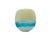 Turquoise Vintage Murano Cased Glass Bowl – Turquoise & Milk White Incamiciato – Italian Art Glass For Sale - Image 8 of 8