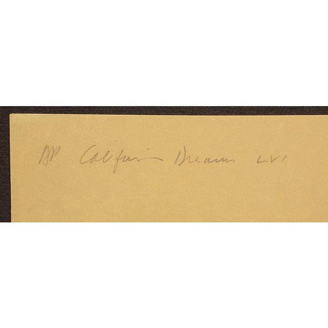 "California Dream LVI" Intaglio Collagraph by Peter Keefer Hand signed, numbered and titled by the artist "California...