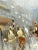 Blue 1950s Paris Street Scene Oil Paintings – Signed Cityscape Pair For Sale - Image 8 of 12