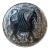 Ceramic Shallow Bowl Sgraffito a Mythical Creature Motif Johgus Bornholm Mid-Century 1960s For Sale