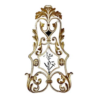 19th Century Carved Architectural Element With Gold Leaf Details For Sale