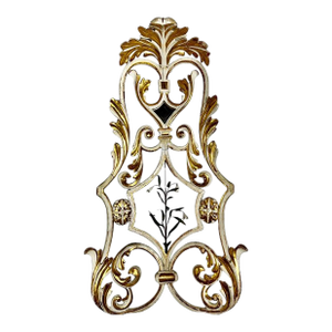 19th Century Carved Architectural Element With Gold Leaf Details