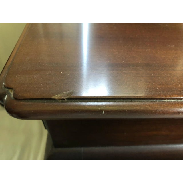 1980s 1980s Statton Trutype Americana Cherry End Tables - Set of 2 For Sale - Image 5 of 11