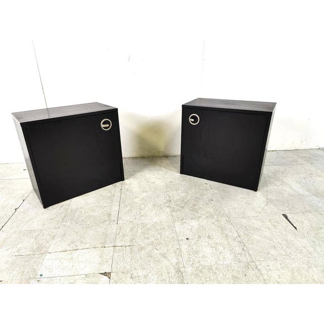 Bedside Cabinets, 1970s, Set of 2 For Sale - Image 9 of 11
