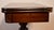 1910s Antique American Empire Solid Mahogany Flip-Top Game Table / Console Table For Sale - Image 17 of 18