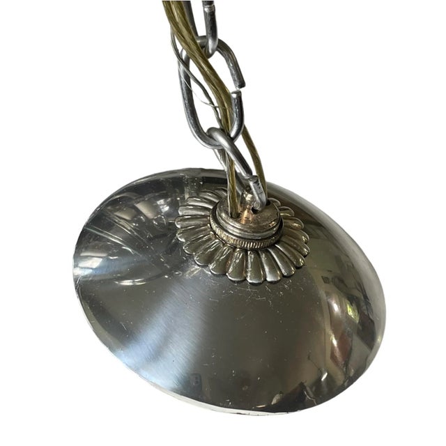 Lightolier 1970s Lightolier Silver Plated Lantern For Sale - Image 4 of 8