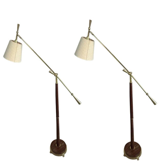 Wood Adjustable Reading Lamp by Frederick Cooper For Sale - Image 7 of 8