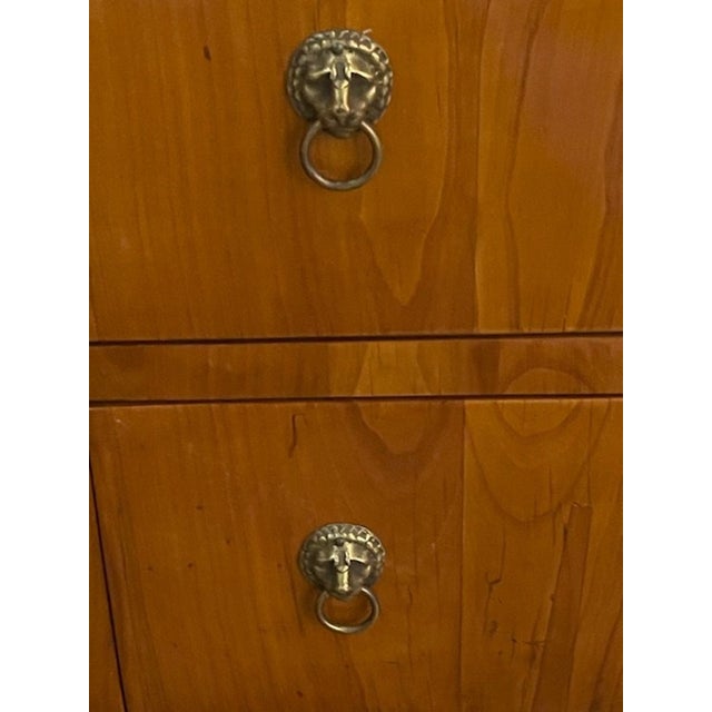 19th C. German Biedermeier Walnut Side Table For Sale - Image 9 of 10