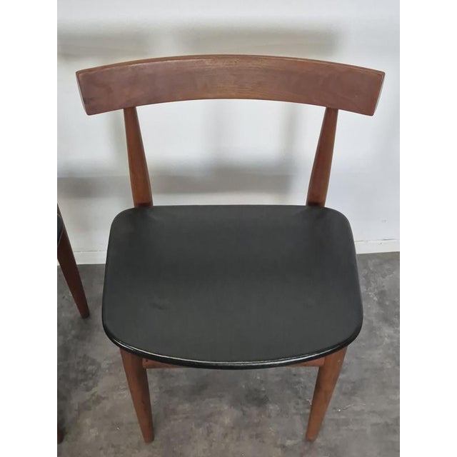 Vintage Teak Table and Chairs by Hans Olsen for Frem Rojle, 1960s, Set of 4 For Sale - Image 11 of 13