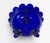 Glass 1980’s Mosser Glass Cobalt Blue Footed Centerpiece Fruit Bowl - 8” Wide For Sale - Image 7 of 12