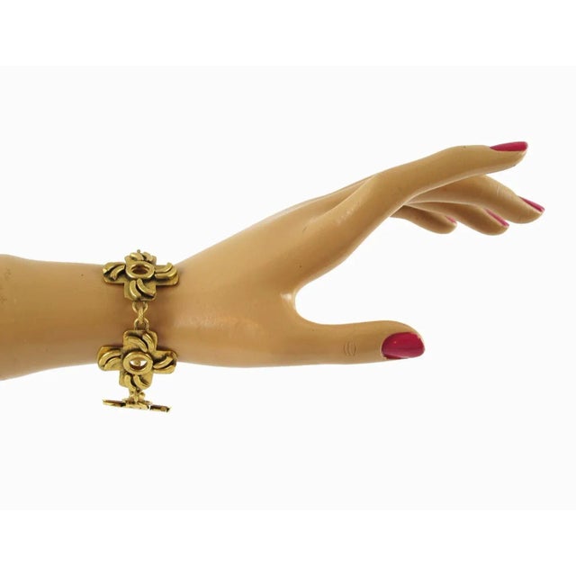 Henry Perichon Gilded Bronze Link Bracelet For Sale In Atlanta - Image 6 of 6