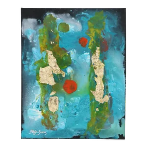2022 "Chance Meeting" Modern Abstract Stefan Georg Acrylic Painting
