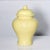 Ceramic Mid Century Yellow Chinese Temple Jar For Sale - Image 7 of 7