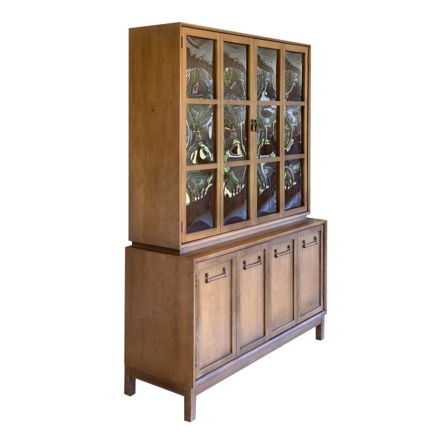 1960's MidCentury Kroehler Furniture Co. China Hutch Chairish
