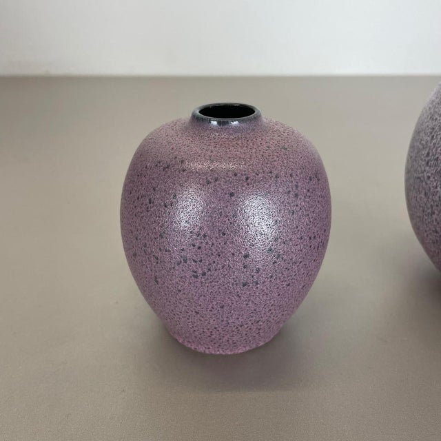 Ceramic Vase Objects from Römhild, Germany, 1970s, Set of 2 For Sale - Image 6 of 18