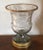 19th Century Anglo Irish Cut Crystal Glass Mounted Vase For Sale - Image 9 of 11