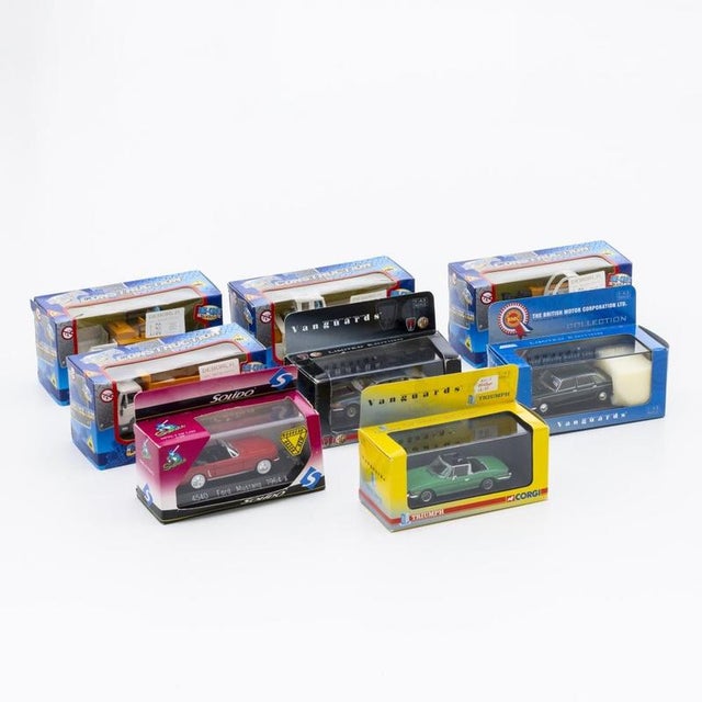 Vintage Miniature Cars, Set of 8 For Sale - Image 6 of 6