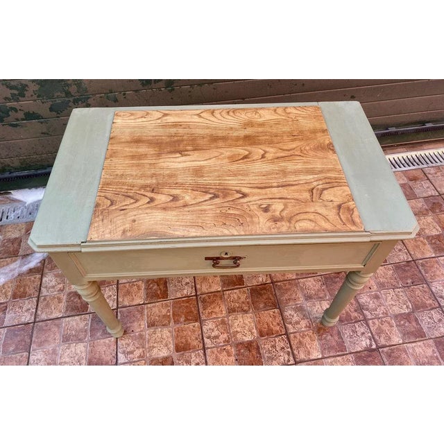 Desk in Oak & Pine, 1950s For Sale - Image 6 of 17