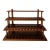 Mid-Century Decatur Industries Walnut 36-Pipe Display Rack For Sale