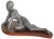 Nude Study in Sculpted Lead by Thomas Schottman Dated 1971 For Sale - Image 13 of 13