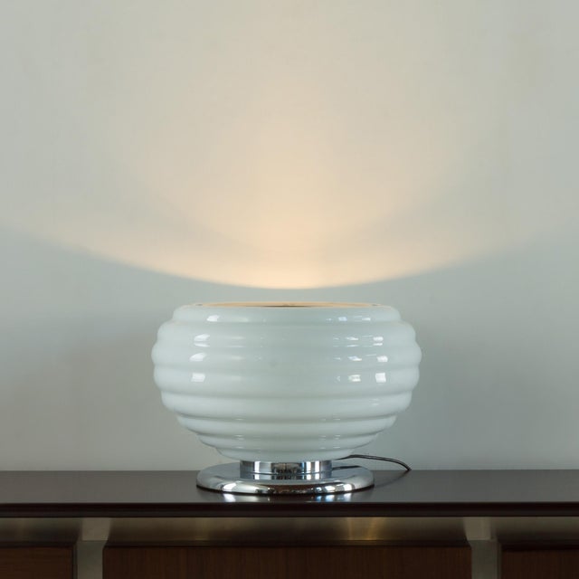 Mid-Century Modern Italian Space Age Table Lamp attributed to Achille Castiglioni, 1970s For Sale - Image 3 of 12