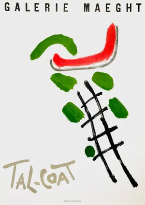 1959 Pierre Tal-Coat Poster Lithograph Maeght