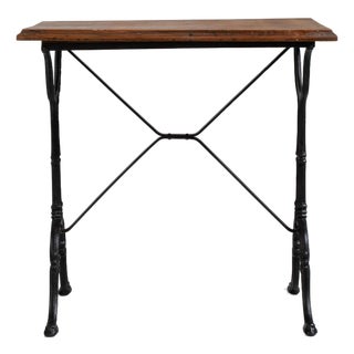 Cast Iron Bistro Table, Antique, France, 20th Century For Sale