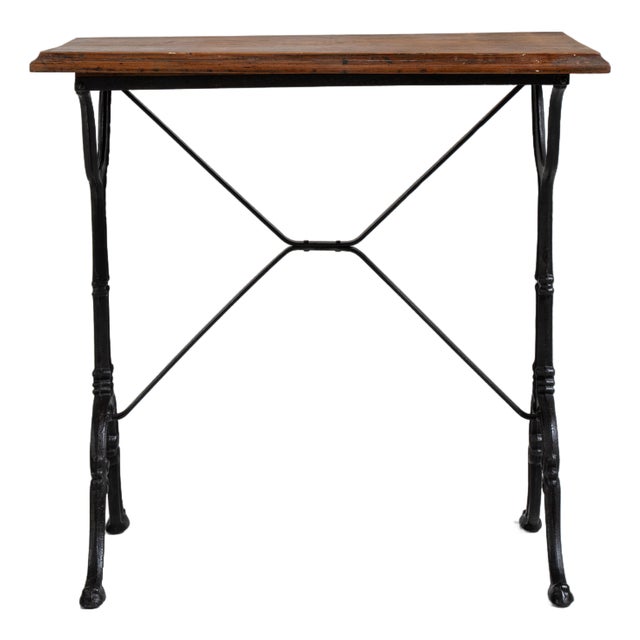 Cast Iron Bistro Table, Antique, France, 20th Century For Sale