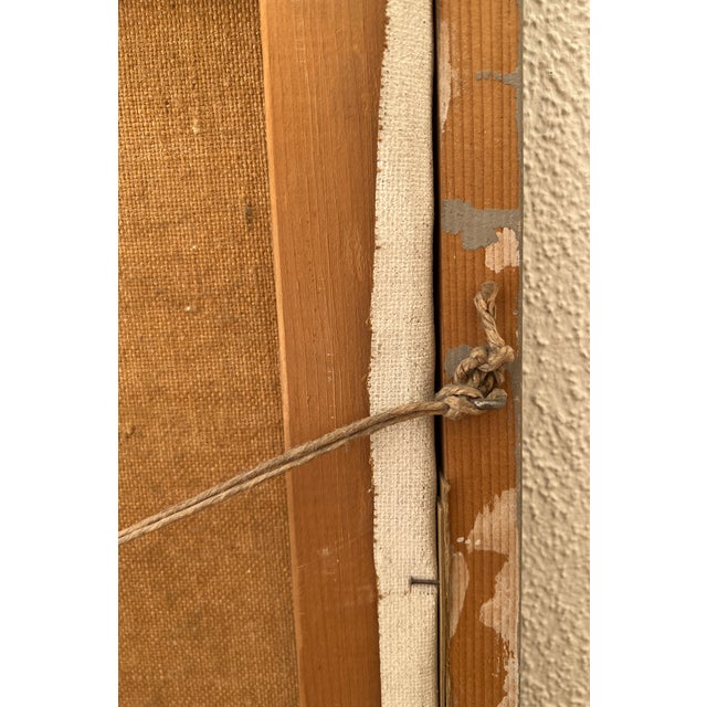 White René Zigg, Flocons Nocturnes, 1997, Oil on Canvas, Framed For Sale - Image 8 of 14