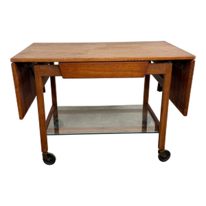 Jens Risom Rolling Bar Cart Mid Century Modern American