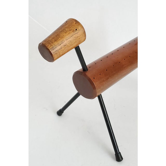 Sculpture Teak Cocktail Pick Holder Dog For Sale - Image 10 of 12