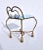 Metal Hollywood Regency Gilt Iron Rope and Tassel Bench Stool. Italy, 1950's For Sale - Image 7 of 10