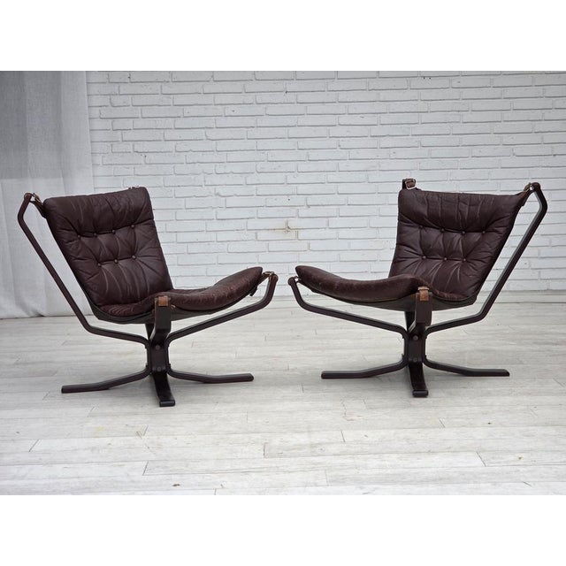 Norwegian Falcon Lounge Chair by Sigurd Ressel for Vatne Møbler, 1970s For Sale - Image 16 of 18