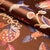 2020s Schumacher Birds Of Paradise Fabric In Chestnut For Sale - Image 5 of 6