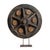 Wooden Wheel on Iron Base For Sale - Image 4 of 4