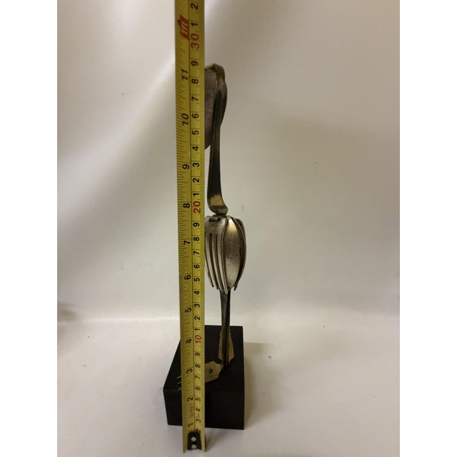Title: 1970s Mid-Century Modern Victor Delfín Studio Flatware Bird Sculpture - 11.5" For Sale - Image 13 of 13