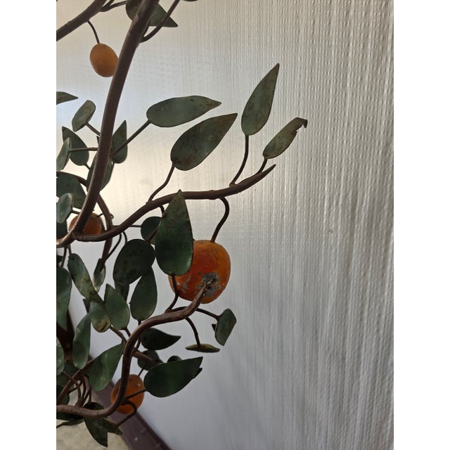Vintage Mid Century Italian Tole Citrus Tree For Sale - Image 13 of 15