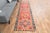 1970s Vintage Handmade Turkish Wool Cotton Pink Runner Rug For Sale - Image 4 of 11