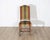 Mid 20th Century Set of Six Pegged Oak Mutton-Leg Dining Chairs with Striped Upholstery For Sale - Image 4 of 9