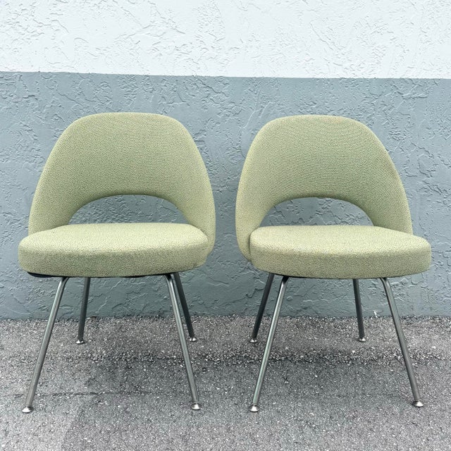 Eero Saarinen 2001 Saarinem Executive Side Chairs for Knoll, Model 72c - Set of 6 For Sale - Image 4 of 11