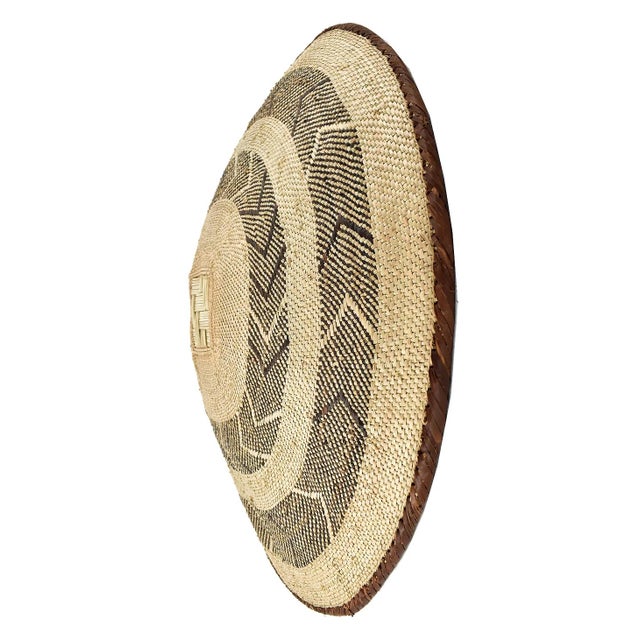 African Early 20th Century Tonga Binga Basket 23 Inch For Sale - Image 3 of 3